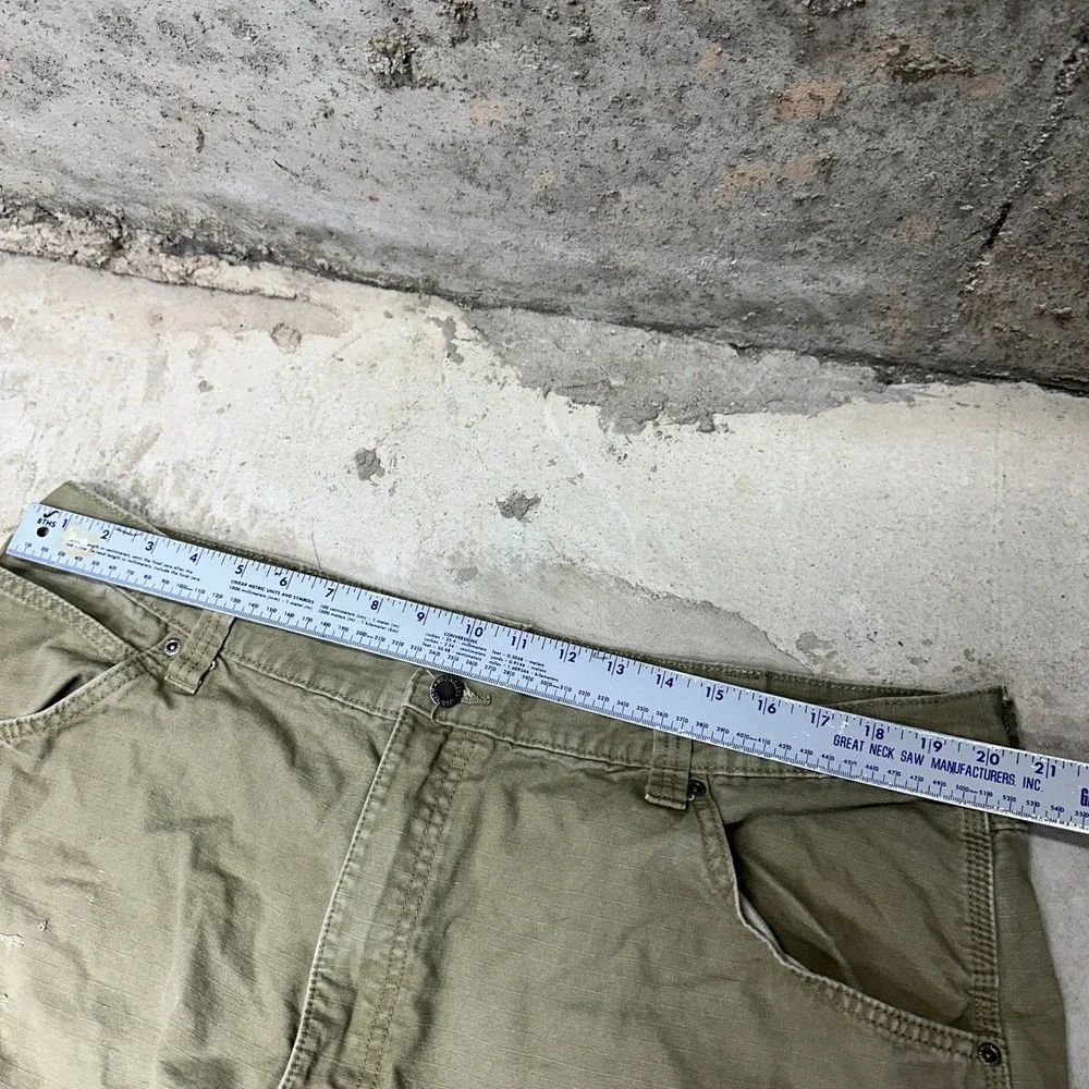 Wrangler Workwear Men Khaki Cargo Pants Utility Work‎ Pants Size 42x34